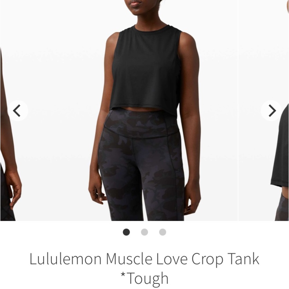 Lululemon NWT Tank Top Black